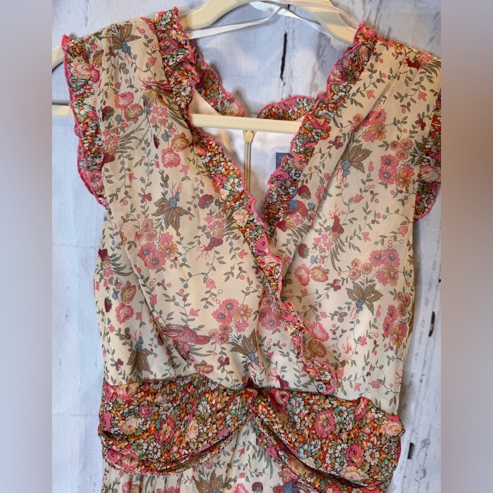 Rabbit, Rabbit, Rabbit Floral Sleeveless Dress Women's size 12 - Picture 4 of 15